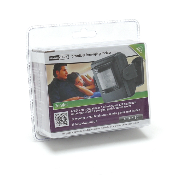 APIR-2150 Bewegingsmelder zwart opbouw (70091) afbeelding 2