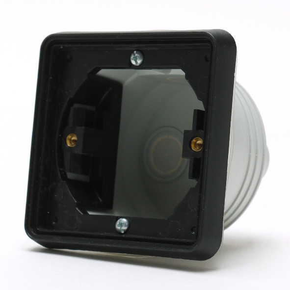 Niko Hydro enkelvoudig inbouwkader waterdicht zwart (761-73000)