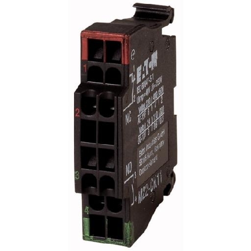 EATON M22-CK11 CONTACTELEMENT 1M 1V FRONT afbeelding 2