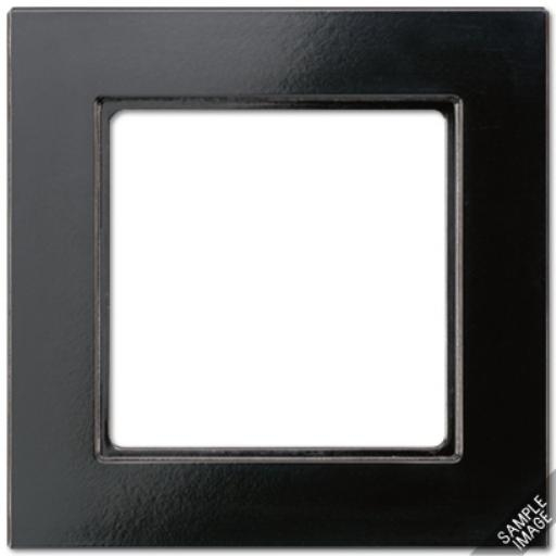 Afdekraam 3v duroplast zwart ACR afbeelding 2