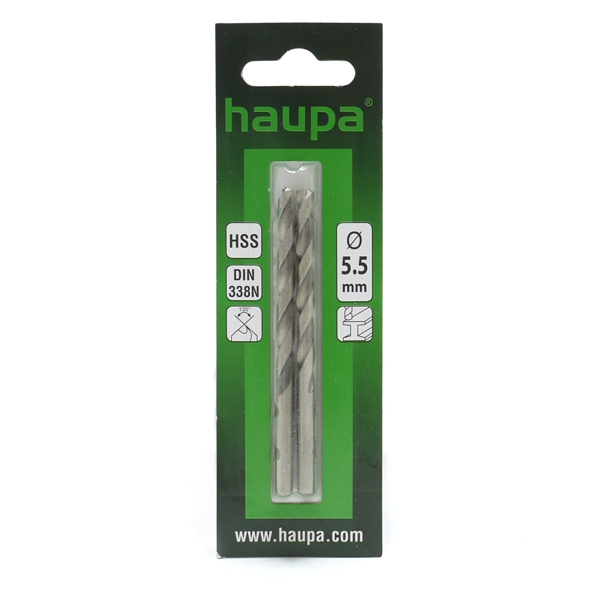 HAUPA 230110 BOOR HSS 5.5X93/57 1=2ST