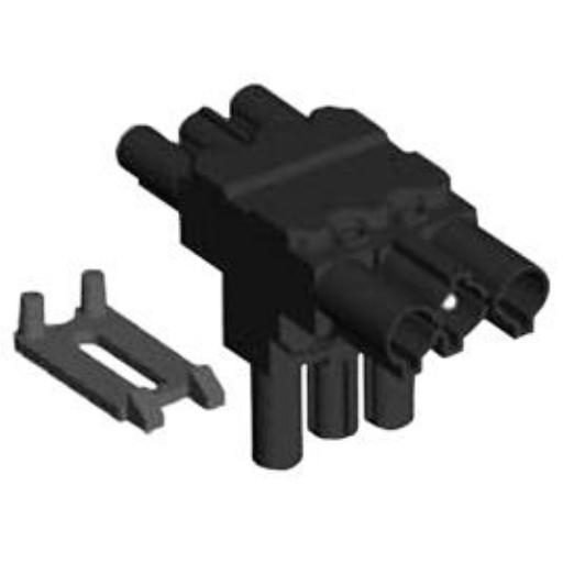 LUMIPARTS 5.01.0248 T-SPLITTER 3V LUPA CON 1M2FM afbeelding 2