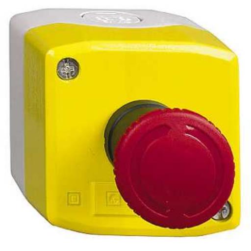 SCHNEIDER XALK178E DRUKKNOPKAST 1 NOODSTOP RD T-T afbeelding 2