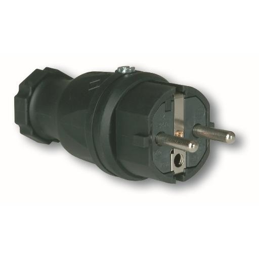 PCE 0522-S stekker RA 16A 2P+PEN RUBBER afbeelding 2
