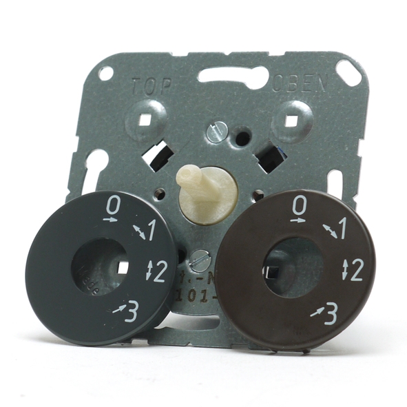 Draaischakelaar inb 1p+n '0 - 1 - 2 - 3' 16A afbeelding 2