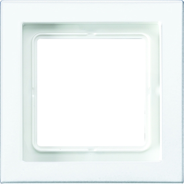 Afdekraam 2v duroplast alpinewit LSD