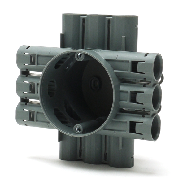 Attema centraaldoos verlaagd plafond CH80R 12 ingangen ruime lasdoos (AT1007)