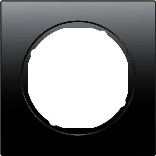 BERKER Afdekraam 1V R3 Zwart (10112245) afbeelding 2