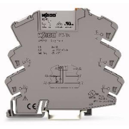 WAGO 857-304 RELAISMODULE 6MM/24VDC 1XWISS afbeelding 2