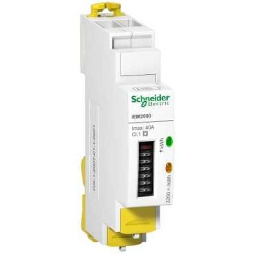 SCHNEIDER IEM2000 KWH METER 1F 40A MID B+D afbeelding 2