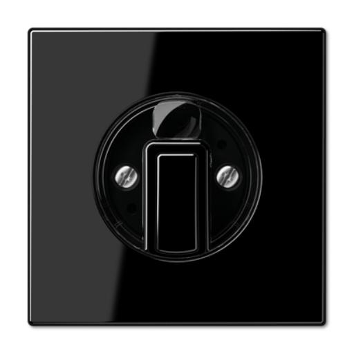 Cpl+knop draaischakelaar zwart LS