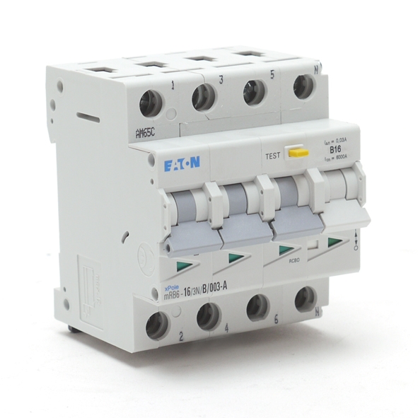 EATON mRB6-16/3N/B/01-A AARDL AUTM B16A100MA 6KA 3 afbeelding 2