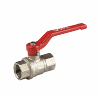 Bpe kogelkraan vernikkeld pn16 1/2" bi. x 1/2" bi.