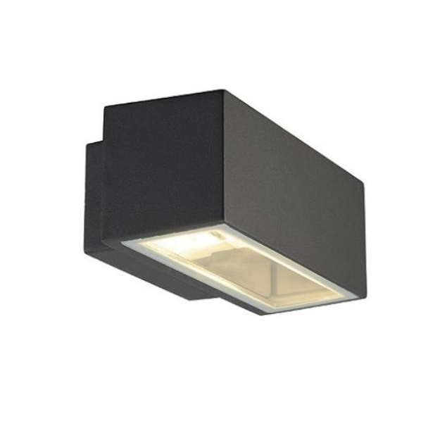 Wandlamp BOX R7s antraciet 1xR7s