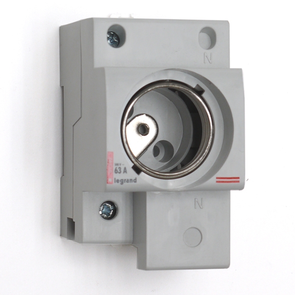 LEGRAND 007392 ZEKERINGHOUDER D111 63A DIN afbeelding 2