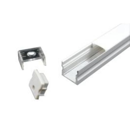 LUMIPARTS 2.01.0611 PROFIEL ALU 2MTR L=2MTR afbeelding 2