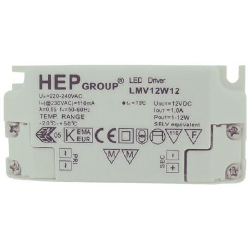 Leddriver constante Spanning 12V max 12W 860100