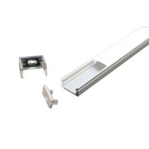 LUMIPARTS 2.01.0609 LED PROF ALUPRO CURVE ALU 1=2M afbeelding 2