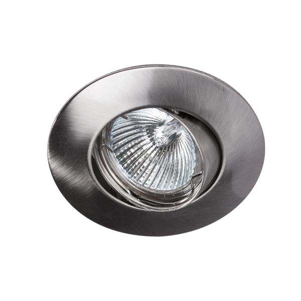 Inbouwspot Solver GX5,3 50mm kantel gesch. alu