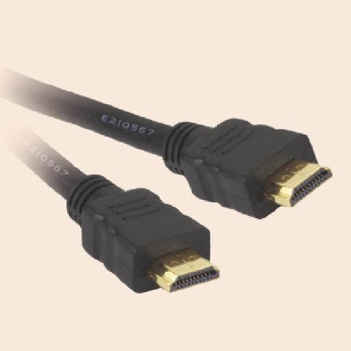 GRAYLE 01.1090050 KABEL HDMI MALE/MALE 5M ZW afbeelding 2