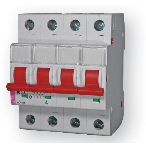 ETI SV4100 HOOFDSCHAK 100A4P 4MOD afbeelding 2