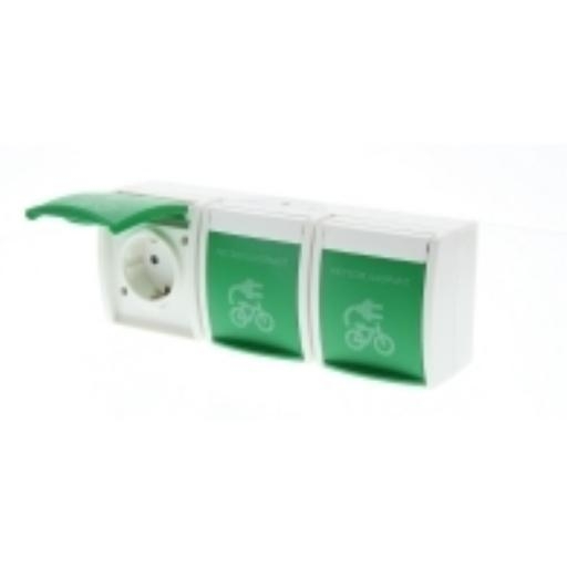 WCD RA 3v kd fietsoplaadpunt 2300/3 EBW-54 FIETS