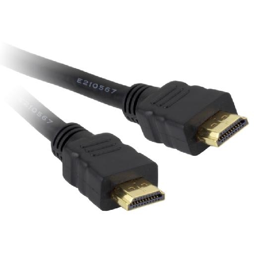 GRAYLE 01.1090015 KABEL HDMI MALE/MALE 1.5M ZW afbeelding 2