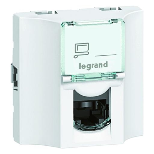 LEGRAND 078622 MOSAIC 2MODUULS RJ45 UTP LCS6 afbeelding 2