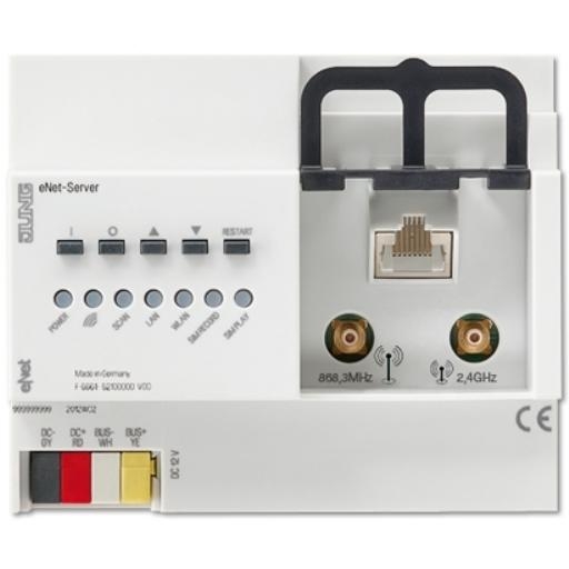 eNet Server DIN rail RF 8xRJ45