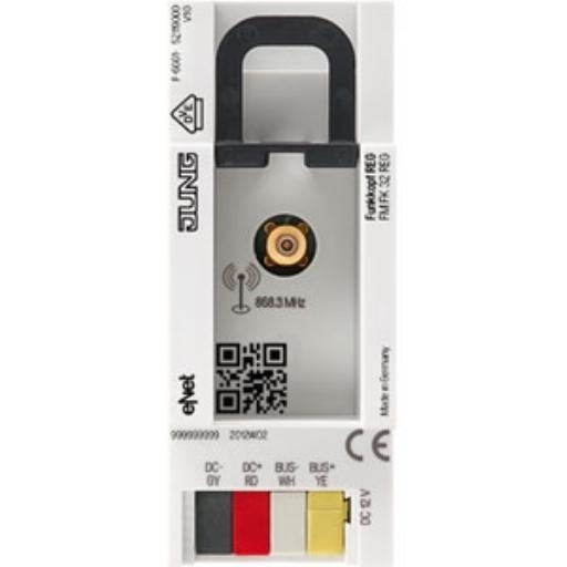eNet RF ontvanger DIN rail 2TE afbeelding 2