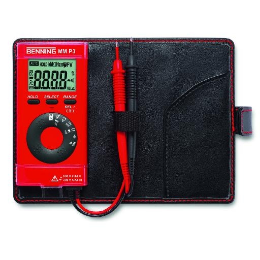 Benning MM P3 Digitale Multimeter voor het meten van spanning, weerstend, freqeuntie tot 600V afbeelding 2