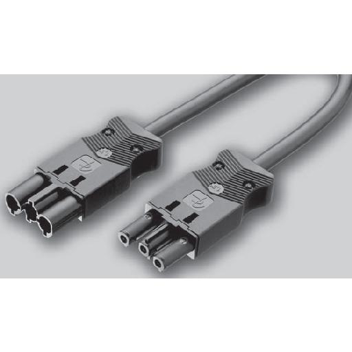 Koppelsnoer 3 meter met stekker en contrastekker GST18 3X1.5 ECA 1804615