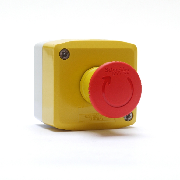 SCHNEIDER XALK178 DRUKKNOPKAST 1 NOODSTOP RD T-T afbeelding 2
