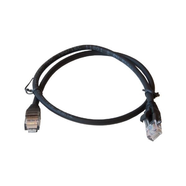 GRAYLE PATCH UTP C5E ZW0.5M CAT KABEL C5E ZW 0.5M afbeelding 2