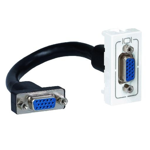 LEGRAND 078777 MOSAIC HD15 MET HD15 ACHTERZIJ afbeelding 2