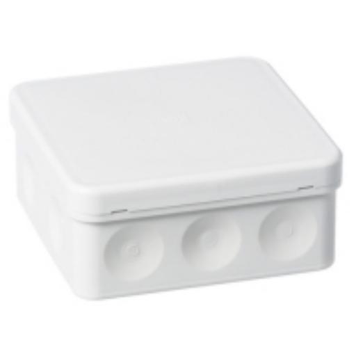 Kabeldoos wit/transp IP55 (89x89x39mm) AP9/W afbeelding 2