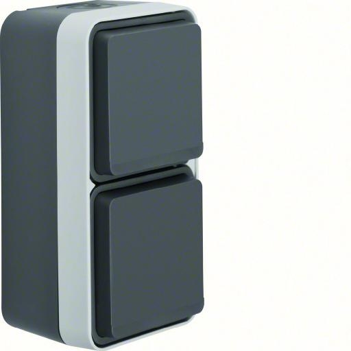 BERKER 47703525 WCD 2-V VERTICAAL +BEHUIZING afbeelding 2