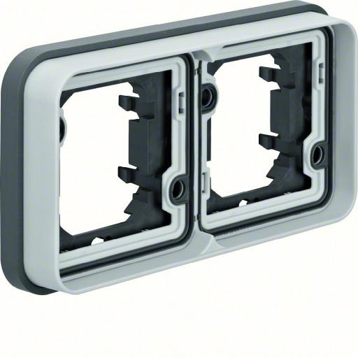 BERKER 13293505 INBOUWAFDEKRAAM 2-VOUDIG HOR. afbeelding 2