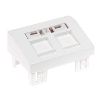 VAN GEEL 8190637 DATAKAP 2XRJ45 WIT R9010 - FRA afbeelding 2