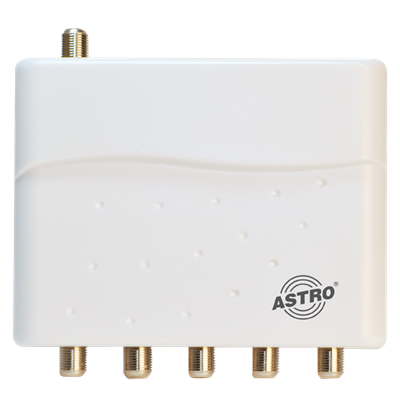 VHF/UHF-versterker 1-in/5-uit 7dB retourgesch AL5R afbeelding 2