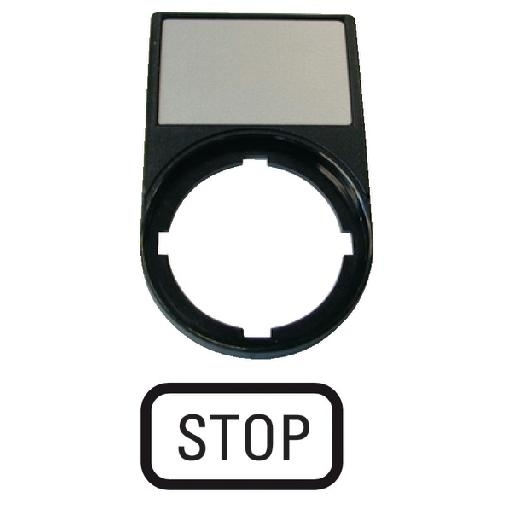 EATON M22S-ST-GB0 DRAGER +SCHILD STOP afbeelding 2