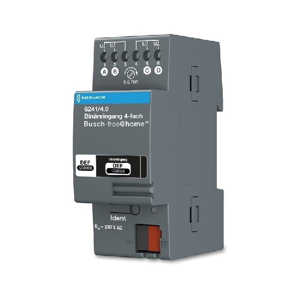 FaH binaire ing. 4v 230V DIN-rail 6241/4.0 afbeelding 2
