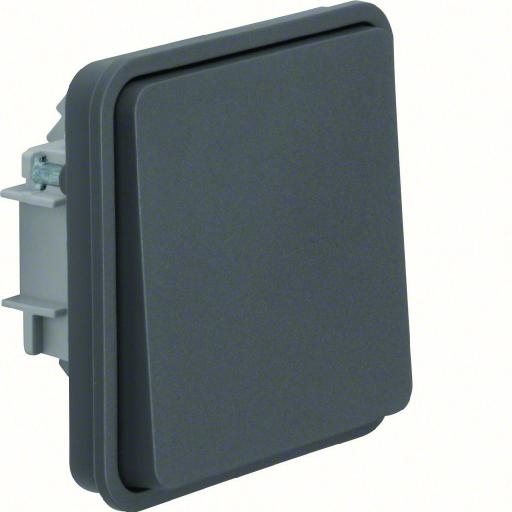 BERKER 50453515 PULSDRUKKER (MAAK) W.1 GRIJS