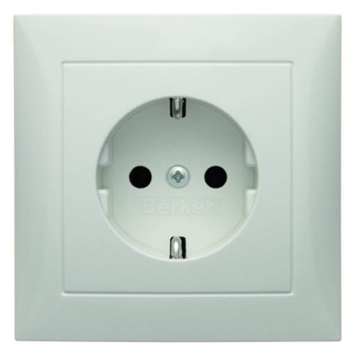 BERKER 47428989 SCHUKO-WANDCONTACTDOOS MET AFD afbeelding 2