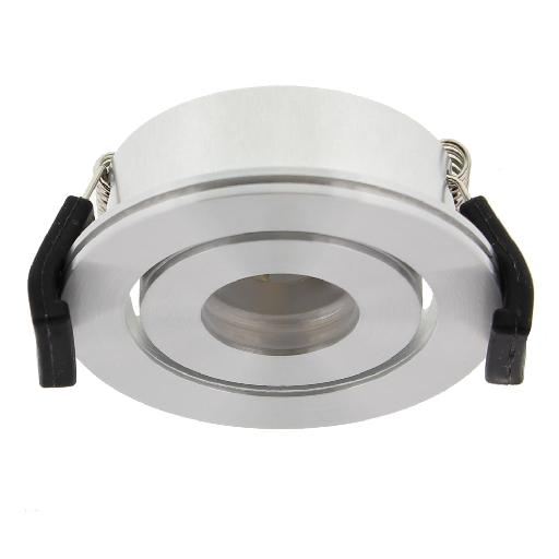 LED inbouwspot aluminium warm wit 2700K 180 lumen 700mA  dimbaar LED Venice klemko