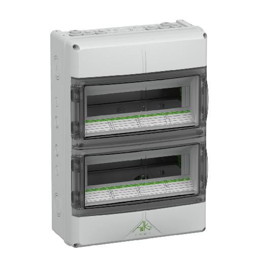 Verdeler modulair opbouw IP65 2x14mod. AK28 afbeelding 1