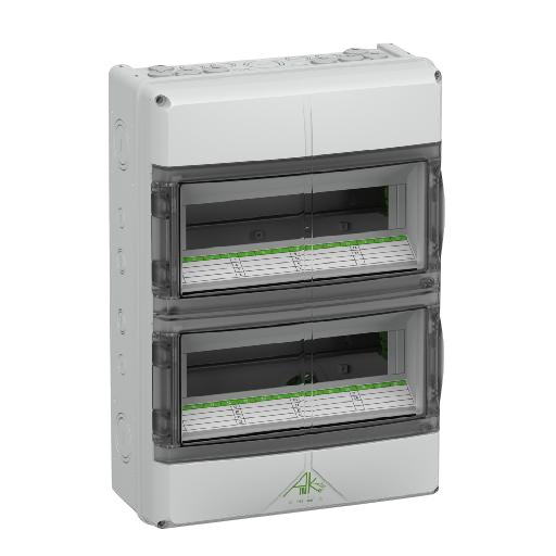 Verdeler modulair opbouw IP65 2x14mod. AK28 afbeelding 2