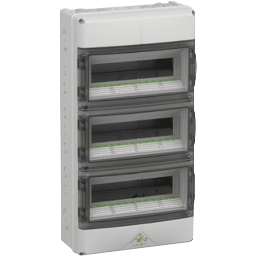 Verdeler modulair opbouw IP65 3x14mod. AK42