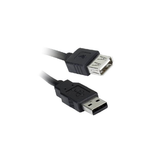 GRAYLE 010.01.071519 USB 2.0 KABEL A MALE>A FEMALE afbeelding 2
