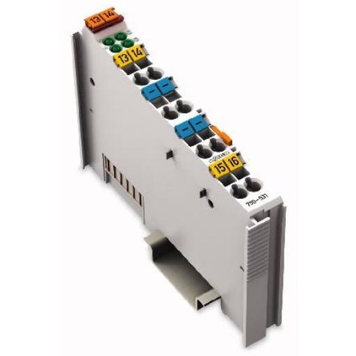 WAGO 750-531 MODULE DIG 4XUIT 24VDC 0.5A afbeelding 2